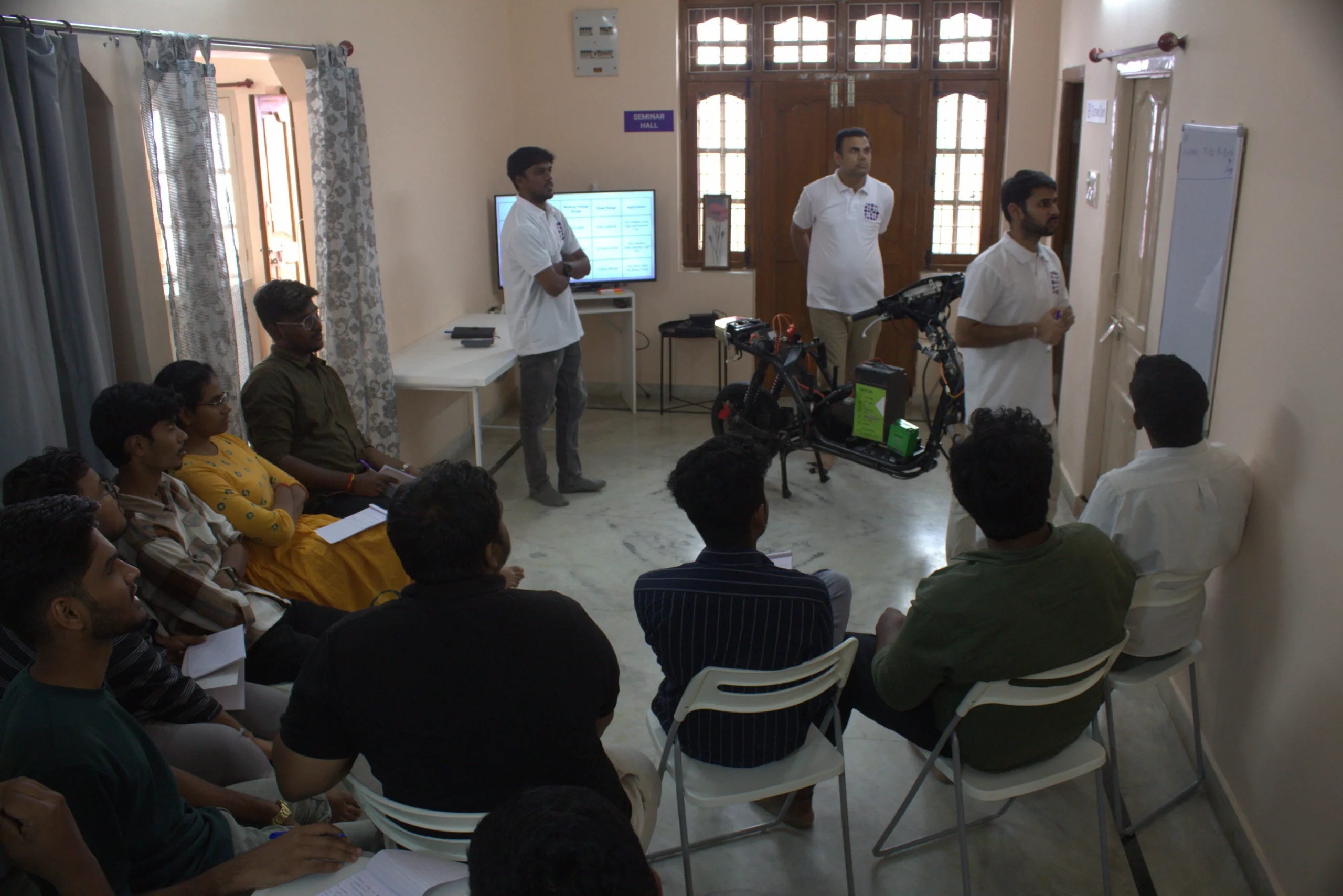 #1 Hands-On EV Training Provider in India ev training class scaled