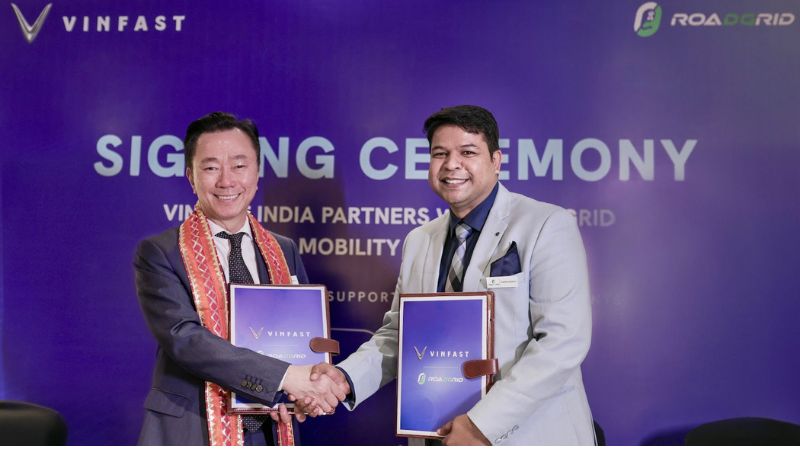 VinFast Partners with RoadGrid to Build EV Charging and Service Network in India