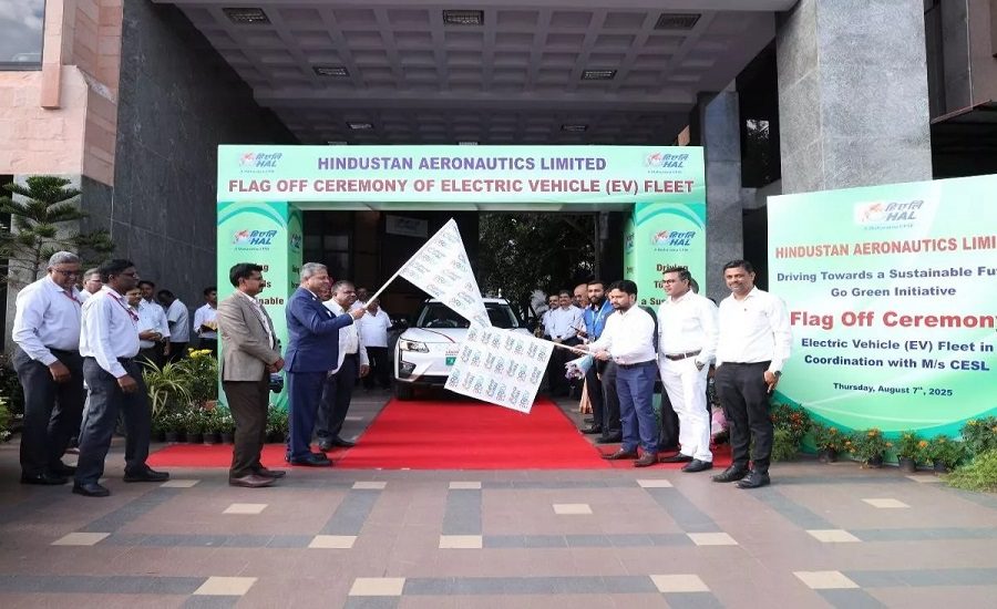 Hindustan Aeronautics Limited (HAL) Flags Off First Fleet of 59 Electric Vehicles Under Its ‘Go Green’ Drive 1 Hindustan Aeronautics Limited (HAL) Flags Off First Fleet of 59 Electric Vehicles Under Its ‘Go Green’ Drive HAL
