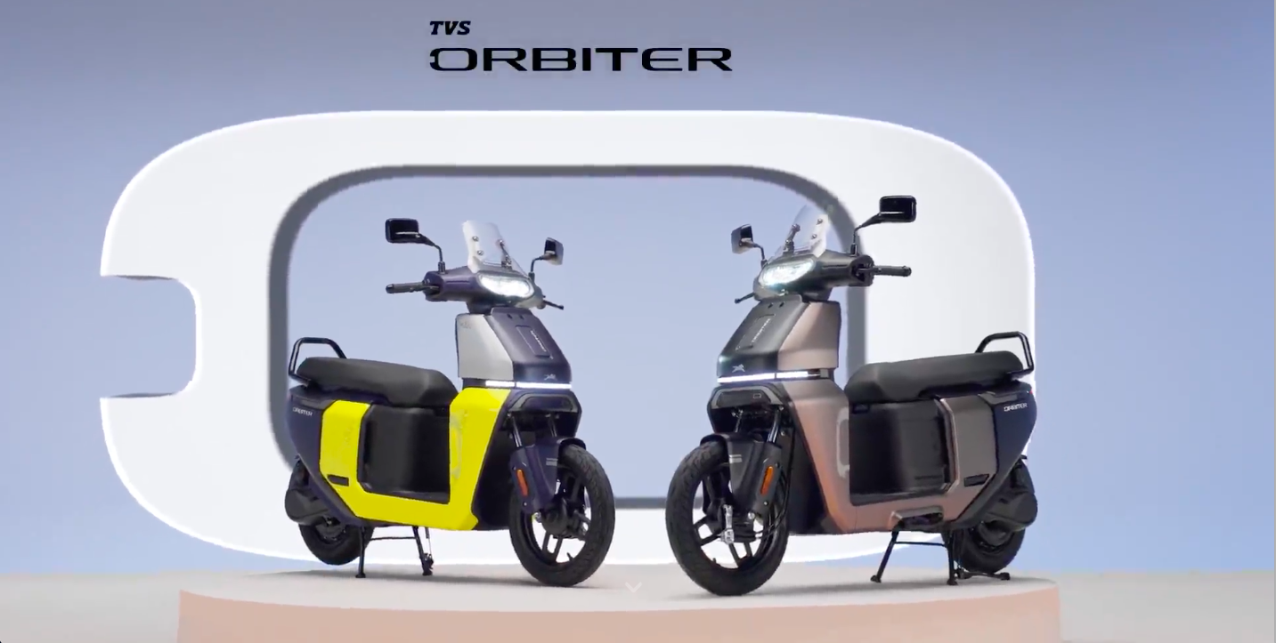 TVS Launches New Orbiter EV Stylish & Smart Scooter, Made for City Rides at ₹99,900