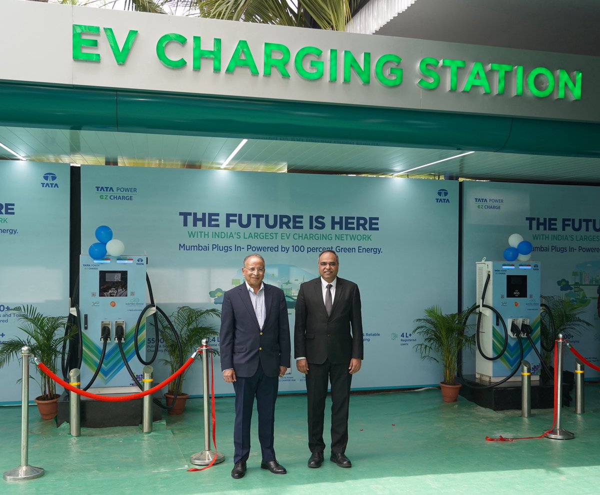 Mumbai welcomes India’s largest EV charging hub as Tata Power and TPEM open a green energy powered mega facility at the airport on World EV Day