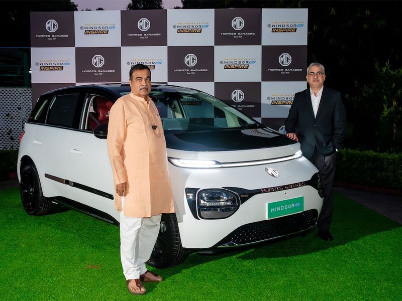 JSW MG Motor launches Windsor Inspire Edition celebrating Nitin Gadkari’s green mobility vision for India’s EV future