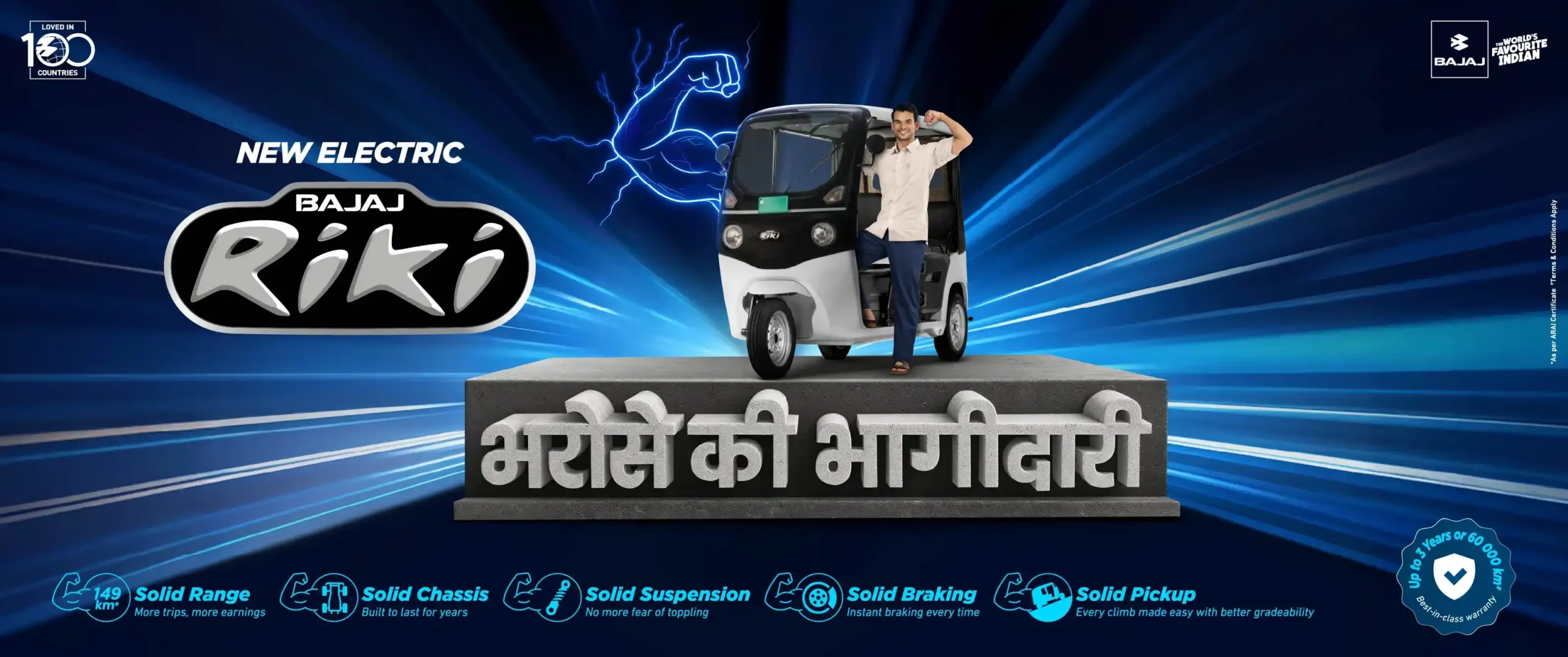 Bajaj Auto enters e-rickshaw market with Riki series starting at ₹1.9 lakh to boost last-mile mobility 5 Bajaj Auto enters e-rickshaw market with Riki series starting at ₹1.9 lakh to boost last-mile mobility