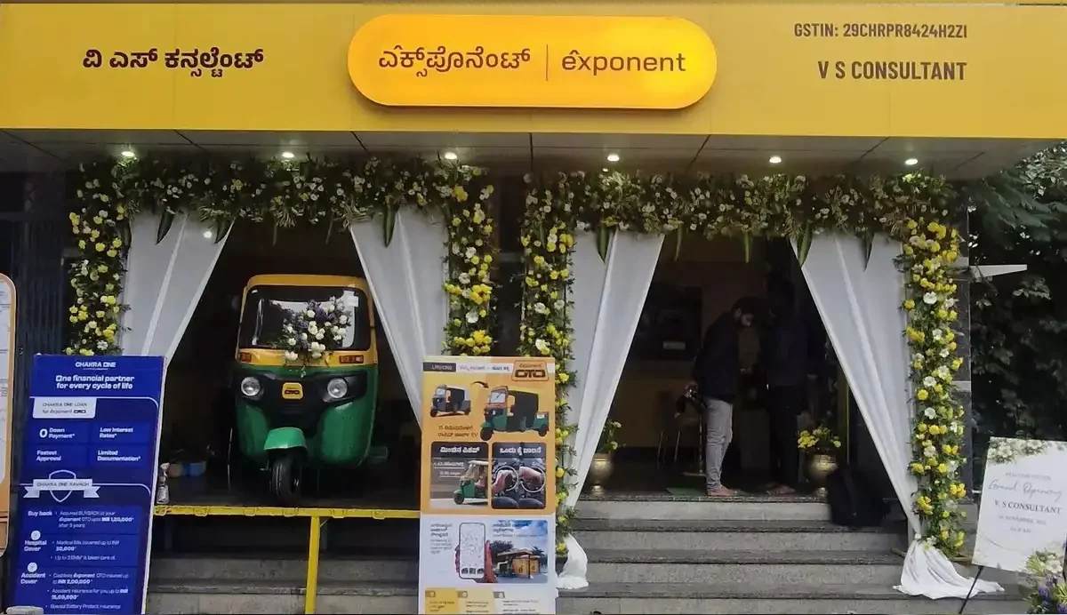 Blog 2 Exponent Energy opens first EV-three-wheeler retail outlet in Bengaluru as it expands rapid-charging ecosystem across India